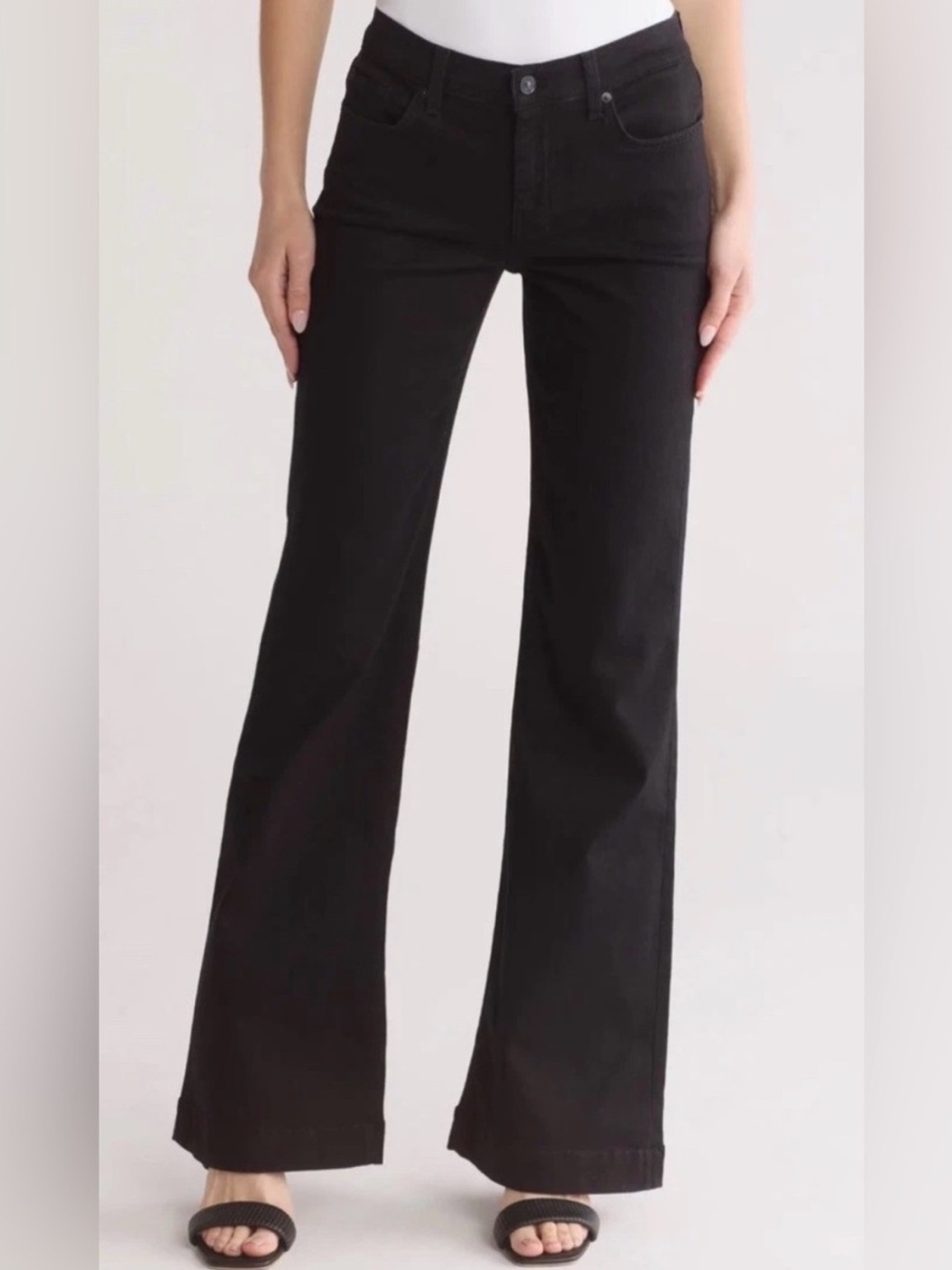 7 For All Mankind Dojo Jeans in Night Black Size 32